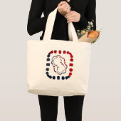 Drieweg ingesloten grote tote bag (Voorkant (product))