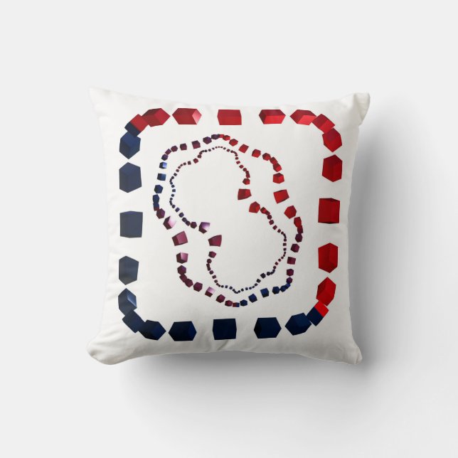 Drieweg ingesloten kussen (Voorkant)