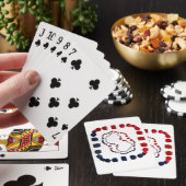 Driewegs afspeelkaarten pokerkaarten (Insitu)