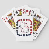 Driewegs afspeelkaarten pokerkaarten (Achterkant)