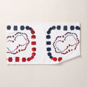 Driewegsdoekset met dodendoek bad handdoek (Handdoek)