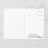 Driewerende bloemen in zwart-wit 20 briefkaart (Achterkant)