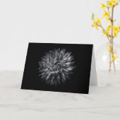 Driewerende bloemen in zwart-wit 20 kaart (Gele Bloem)