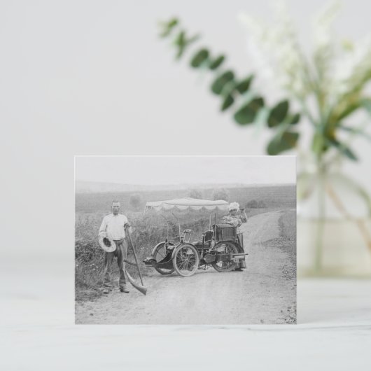  driewieler briefkaart (Staand voorkant)