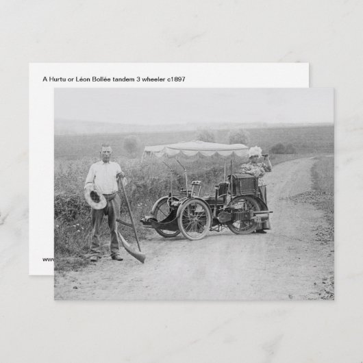  driewieler briefkaart (Voorkant / Achterkant)
