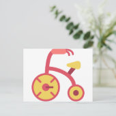 driewieler briefkaart (Staand voorkant)