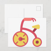 driewieler briefkaart (Voorkant / Achterkant)