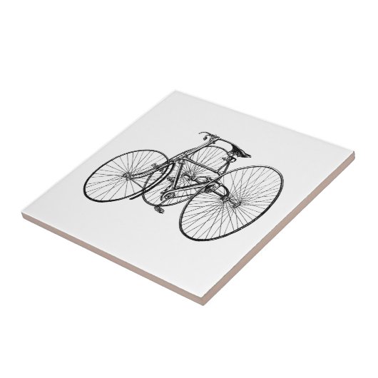  driewieler - Driewielige fiets Tegeltje (Zijkant)