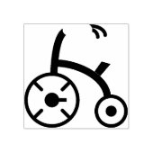 driewieler rubberstempel (Afrduk)