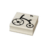 driewieler rubberstempel (Stempel)