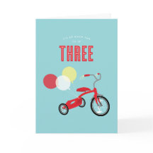 Driewielige derde verjaardag