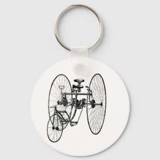 Driewielige fiets sleutelhanger
