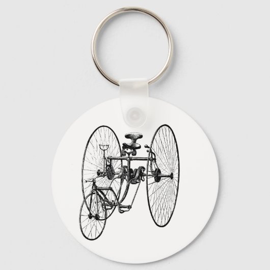 Driewielige fiets sleutelhanger (Voorkant)