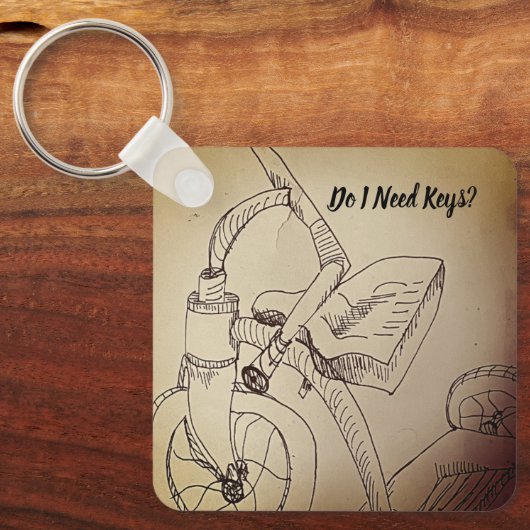 driewielige Sleutelhanger (Voorkant)