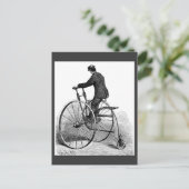  driewielige Victoriaans driewielige fiets met dri Briefkaart (Staand voorkant)