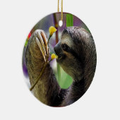 Driezijdige boomgaard keramisch ornament (Rechts)