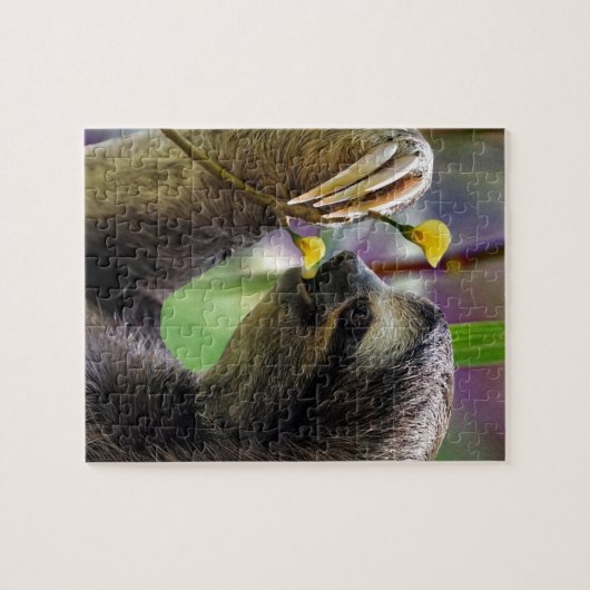 Driezijdige boomgaard legpuzzel (Horizontaal)