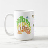 Driezijdige Herfst Vibes Custom Design Koffiemok (Links)