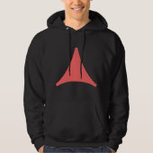 Driezijdige Pijl Hoodie (Voorkant)
