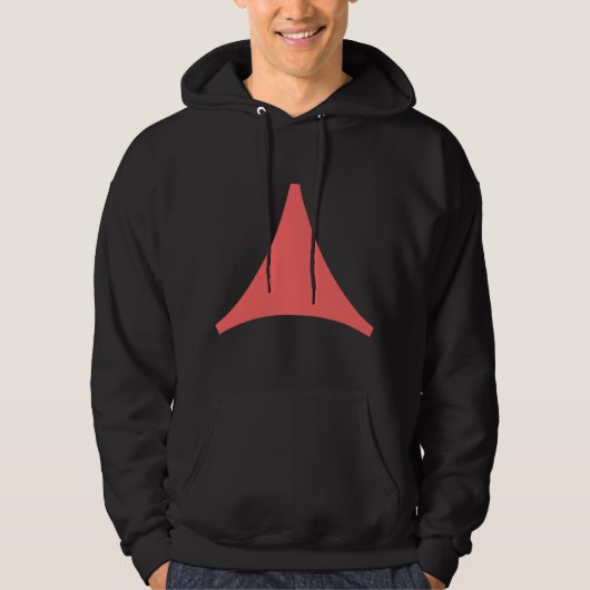 Driezijdige Pijl Hoodie (Voorkant)