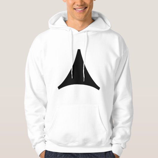 Driezijdige Pijl Hoodie (Voorkant)