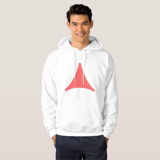 Driezijdige Pijl Hoodie (Voorkant volledig)