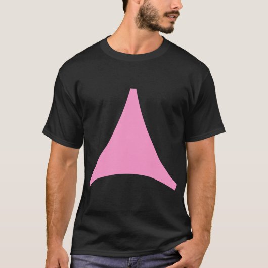 Driezijdige pijl t-shirt (Voorkant)