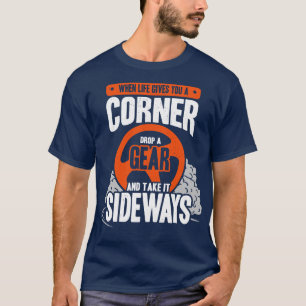 Drifrenderende concurrentie Drift Race Car Driver  T-shirt