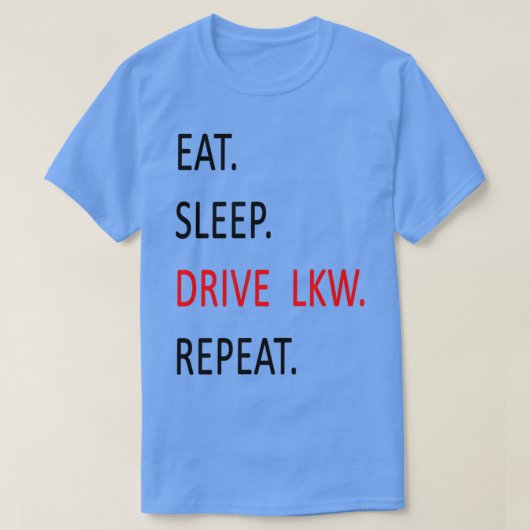 Drift 24h cadeauidee voor vrachtwagen t-shirt (Design voorkant)