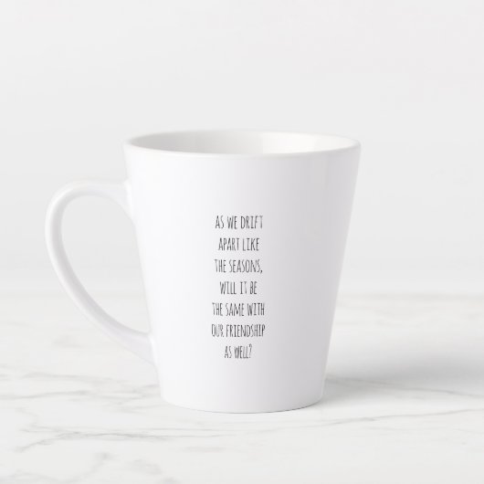 Drift Apart Latte Mok (Links)