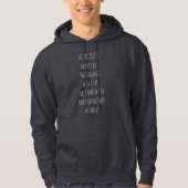 Drift Apart Mannen Basic Hoodie (Voorkant)