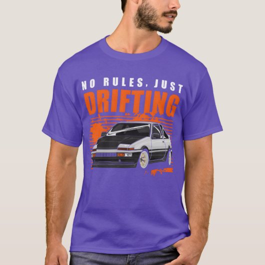 Drift Auto Cross jongen T-shirt (Voorkant)