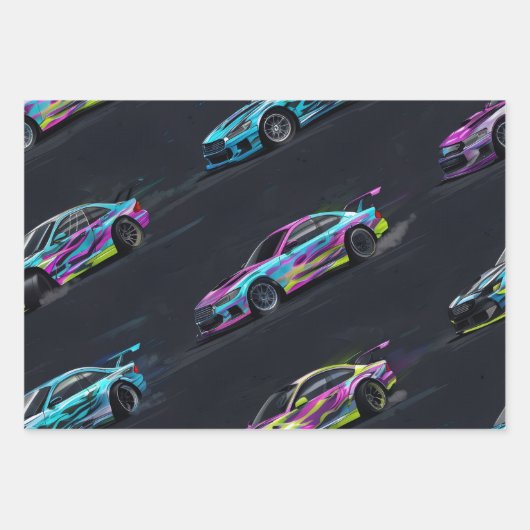 Drift-Auto-Inpakpapier Inpakpapier Vel (Voorkant)