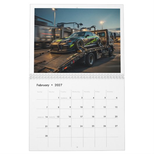 Drift Auto Kalender (Feb 2027)