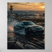 Drift Auto Poster (Voorkant)