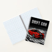 Drift Auto Rood Muscle Notebook Notitieboek (Binnen)