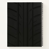 Drift Auto Rood Muscle Notebook Notitieboek (Achterkant)