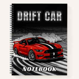 Drift Auto Rood Muscle Notebook Notitieboek