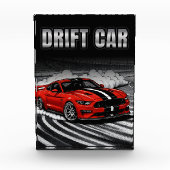 Drift Auto Rood Spier Fotoblokken (Voorkant)
