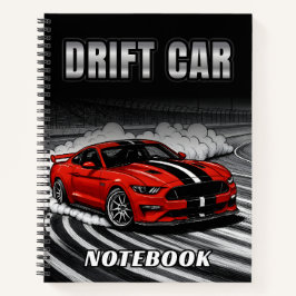 Drift Auto Rood Spierbundel Hardcover Spiraal Note Notitieboek