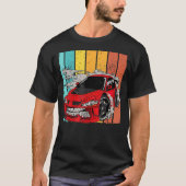  drift-autoretroflector racecar-beweging t-shirt (Voorkant)