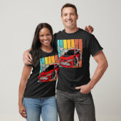  drift-autoretroflector racecar-beweging t-shirt (Unisex)