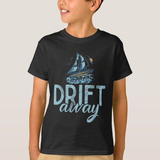Drift Away Boating T-shirt (Voorkant)