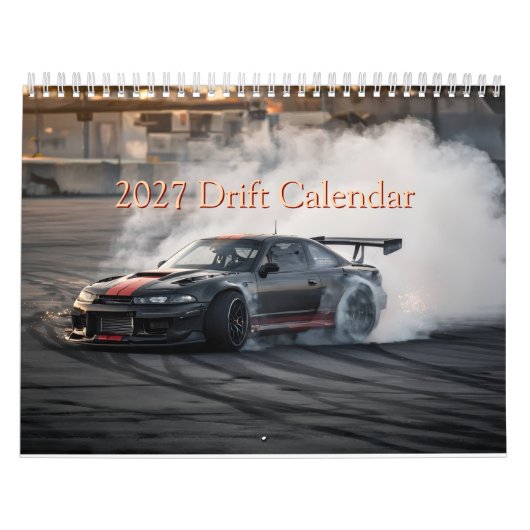 Drift Car Calendar Kalender (Hoes)
