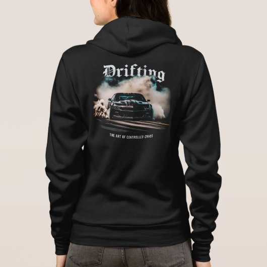 Drift Car Drifting - De kunst van gecontroleerde c Hoodie (Achterkant)