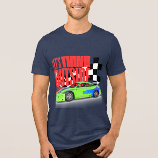 Drift Car Racing T-shirt voor Mannen & Vrouwen