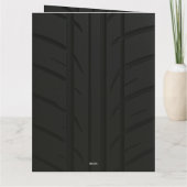 Drift Car Red Muscle Kaart (Achterkant)