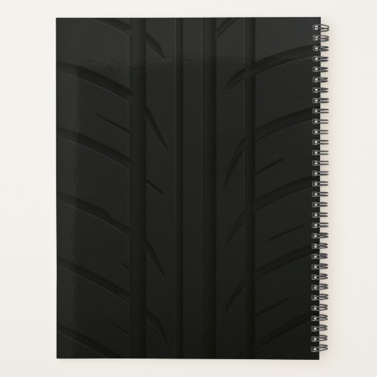 Drift Car Red Muscle Planner (Achterkant)