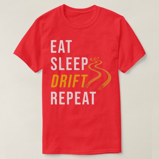Drift Drift Car Car Fan Saying T-shirt (Design voorkant)