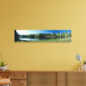Drift Fence Lake Canvas Afdruk (Insitu (Woonkamer))